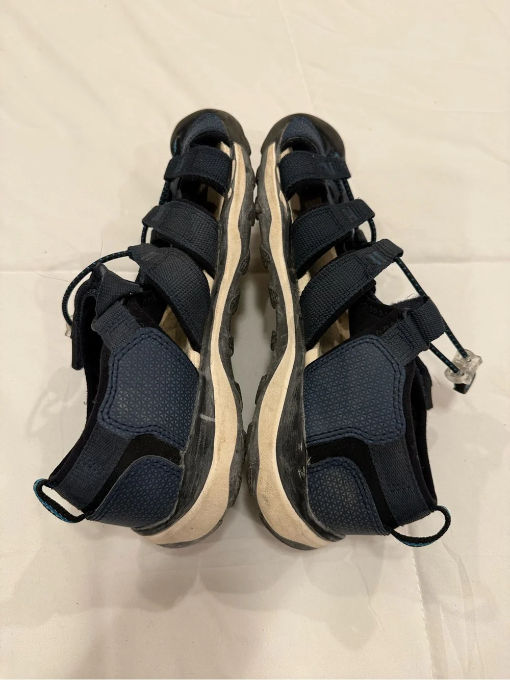 Keen Navy Blue Kids Closed-Toe Trek Sandals 5Y